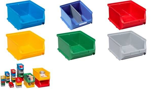 Sichtlagerbox ProfiPlus Gr. 2B BxTxH 13,5x16x8,2cm rot