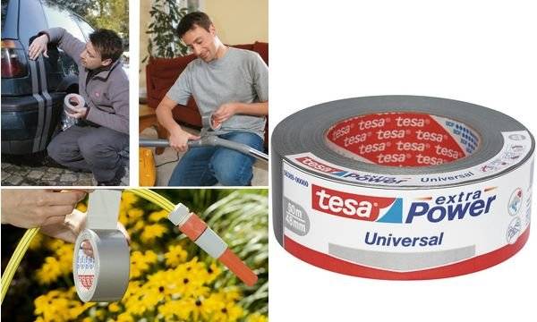 tesa UNIVERSAL 56348-00005-05 Gewebeklebeband tesa® extra Power Weiß (L x B) 10 m x 50 mm 1 St.