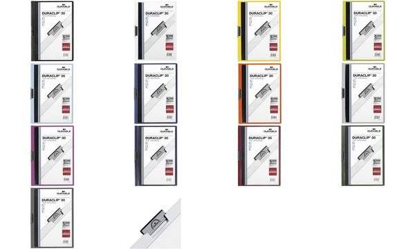 Durable Klemmmappe DURACLIP 30 220031 DIN A4 Aubergine