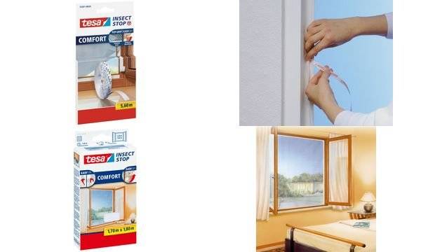 tesa COMFORT 55396-00020-00 Fliegengitter (B x H) 1300 mm x 1300 mm Weiß 1 St.