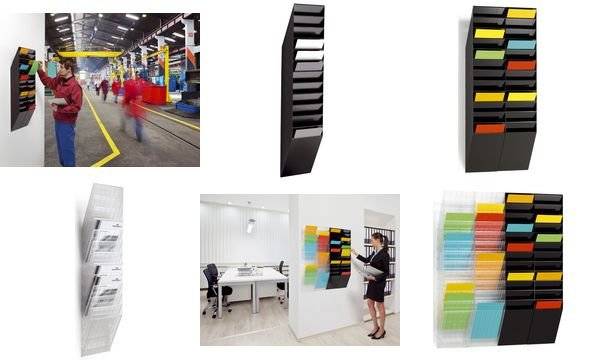 Durable FLEXXIBOXX 12 A4 1709763060 Prospekthalter Schwarz DIN A4 hoch Anzahl der Fächer 12 1 St. (B x H x T) 240 x 1115 x 135 mm