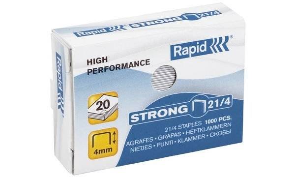 Rapid Heftklammern Strong 24/6, galvanisiert