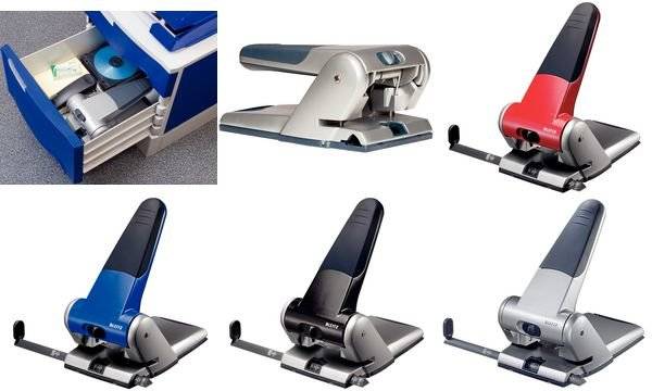 Leitz 51800095 Registraturlocher Registraturlocher Schwarz max. Einstellformat: DIN A3 65 Bl. (80 g/m²)