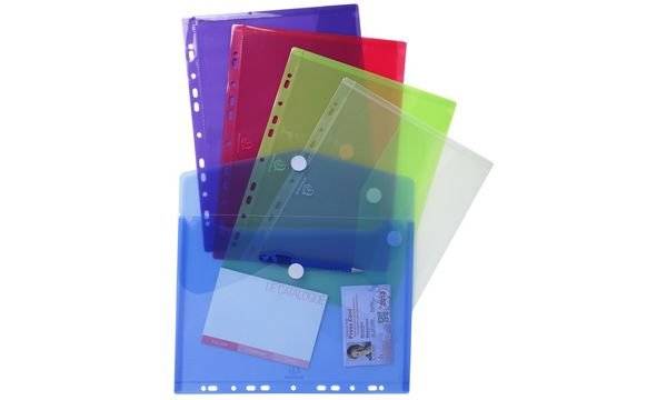 EXACOMPTA Dokumententasche, DIN A4, PP, transparent