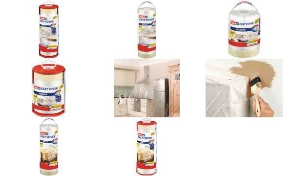 tesa PREMIUM 59177-00003-03 Abdeckfolie tesa Easy Cover® Transparent (L x B) 33 m x 55 cm 1 St.