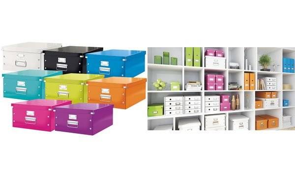 Leitz Aufbewahrungsbox 6045 Click & Store Blau (B x H x T) 369 x 200 x 482 mm 1 St.