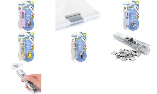 Klammernspender Supaclip 40 transparent incl. 25 Clips Edelstahl