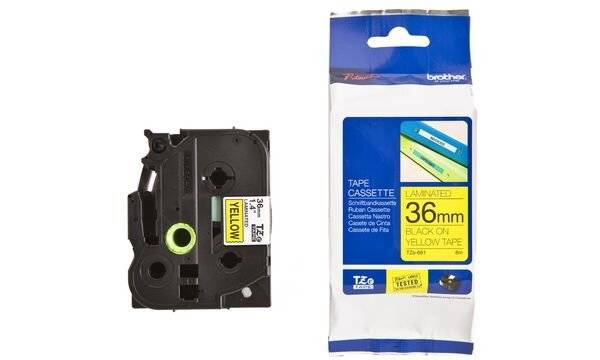brother TZe-Tape TZe-661 Schriftbandkassette,Bandbreite:36mm (58022566)