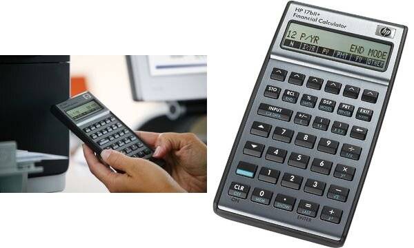 HP - 17bII+ Finanzrechner anthrazit