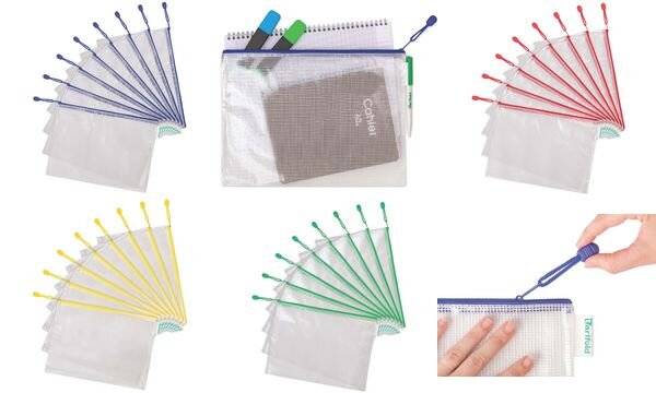 tarifold Reißverschlusstasche ZIPPER, DIN A4, PVC, rot (93509003)