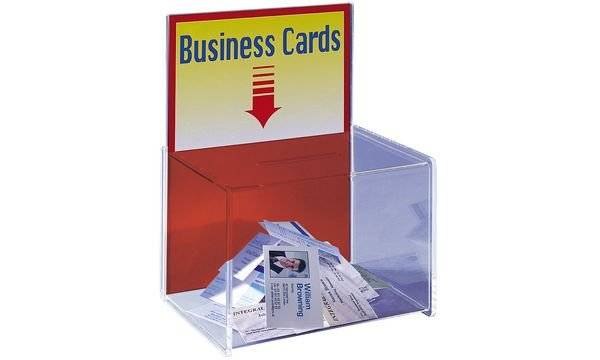 Sigel Aktionsbox mit Einwurf VA150 Transparent (B x H x T) 225 x 310 x 170 mm 1 St.