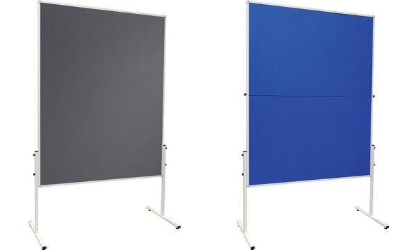 FRANKEN Rollenset für Moderationstafeln, Kunststoff, schwarz (70010050)