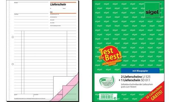 sigel Formularbuch Lieferschein mit Empfangsschein, A5 (8200040)