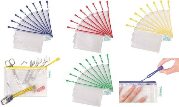 tarifold Reißverschlusstasche ZIPPER, DIN A5, PVC, rot (93509023)