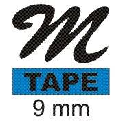 Schriftband Brother M M-K521 Bandfarbe: Blau Schriftfarbe:Schwarz 9 mm 8 m