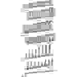 Außen-Sechskant Gelenk-Steckschlüsseleinsatz-Set 10teilig 3/8" (10 mm) Produktabmessung