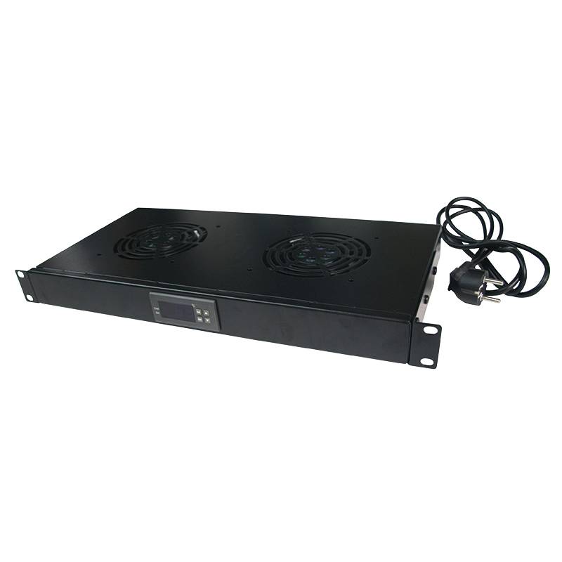 LogiLink FAU04FB 19 Zoll 4 x Netzwerkschrank-Lüfter Schwarz