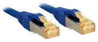 LINDY 47275 RJ45 Netzwerkkabel, Patchkabel CAT 6 S/FTP 0.30 m Blau 1 St.