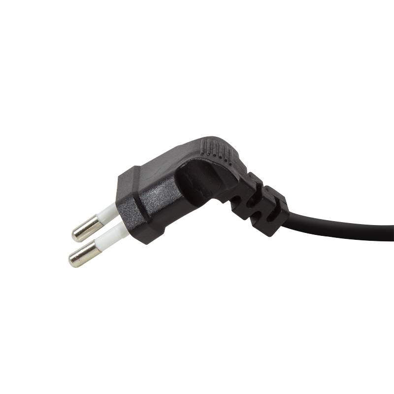 LogiLink Strom Anschlusskabel [1x Euro-Stecker - 1x Kleingeräte-Stecker C8] 0.75 m Schwarz