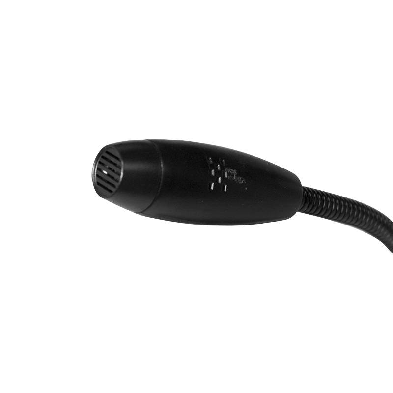 LogiLink Multimedia Mikrofon mit Standfuss und Flexiblem Hals