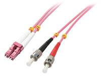 LINDY 46353 Glasfaser LWL Anschlusskabel Multimode OM4 5.00 m