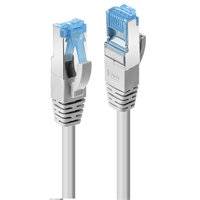 LINDY 47130 RJ45 Netzwerkkabel, Patchkabel CAT 6a S/FTP 0.30 m Grau 1 St.