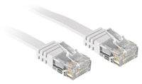 LINDY 47504 RJ45 Netzwerkkabel, Patchkabel CAT 6 U/UTP 5.00 m Weiß mit Rastnasenschutz 1 St.