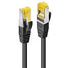 LINDY 47310 RJ45 Netzwerkkabel, Patchkabel CAT 6a (Rohkabel CAT 7) S/FTP 3.00 m Schwarz mit Rastnasenschutz 1 St.
