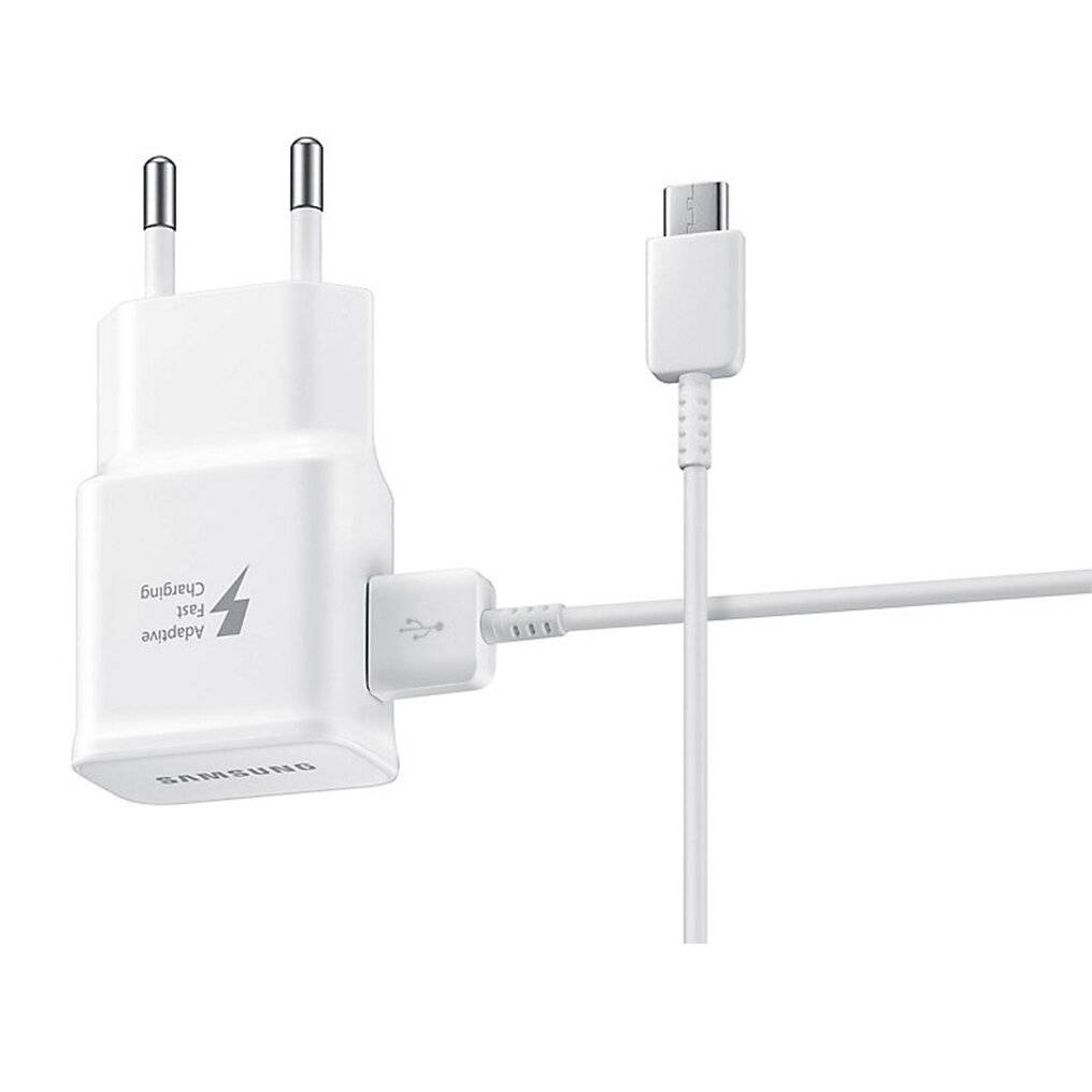 Samsung EP-TA20EWECGWW USB Ladegerät 1x USB-C®, 1x USB-A Fast Charge Weiß Schnellladegerät