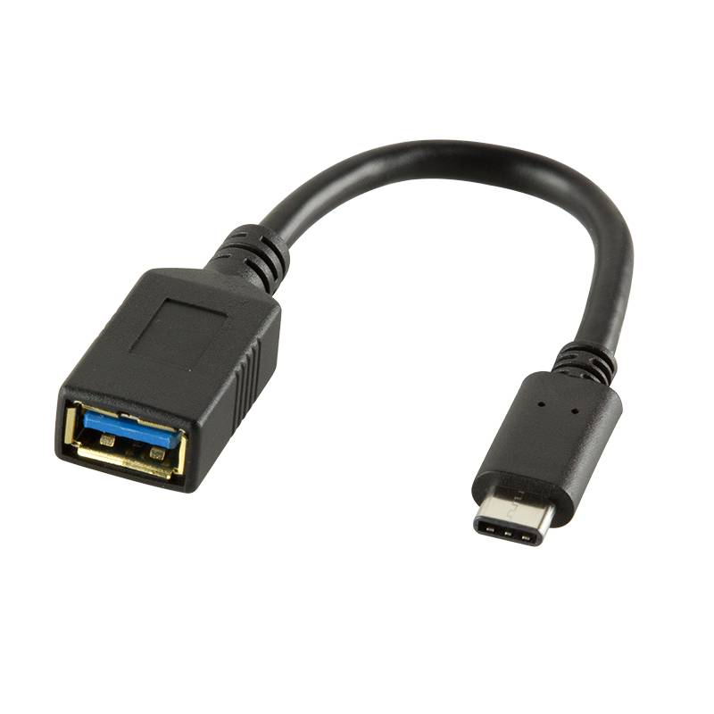 LogiLink USB 3.2 Gen 1 (USB 3.0) Adapter [1x USB-C® Stecker - 1x USB 3.2 Gen 1 Buchse A (USB 3.0)] CU0098 15.00 cm