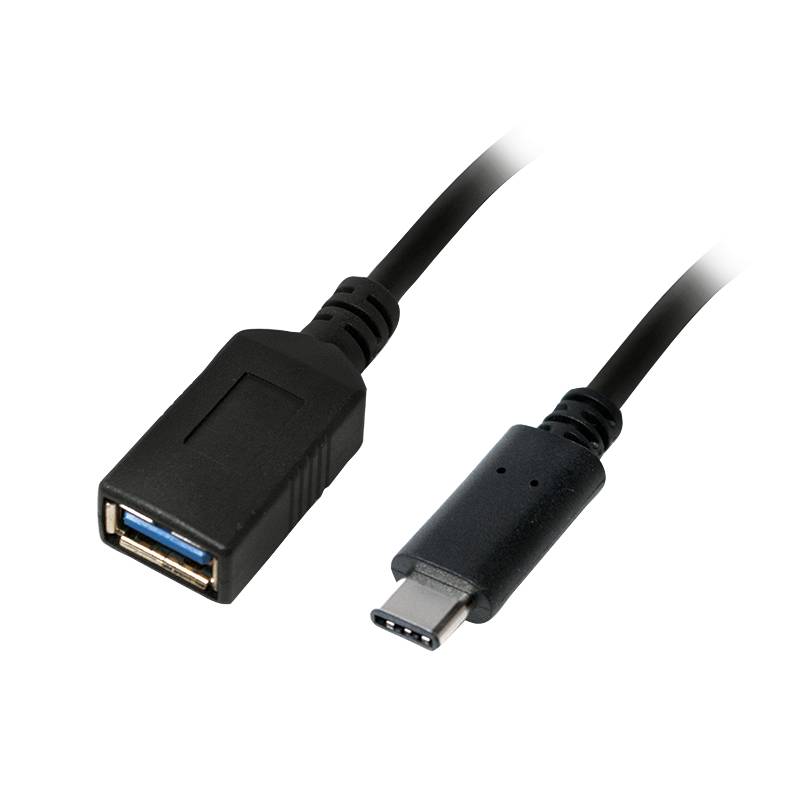 LogiLink USB 3.2 Gen 1 (USB 3.0) Adapter [1x USB-C® Stecker - 1x USB 3.2 Gen 1 Buchse A (USB 3.0)] CU0098 15.00 cm