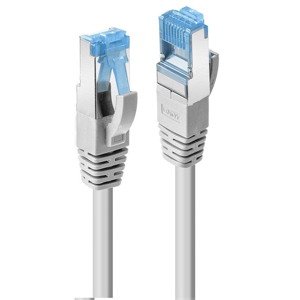 LINDY 47135 RJ45 Netzwerkkabel, Patchkabel 3.00 m Grau 1 St.