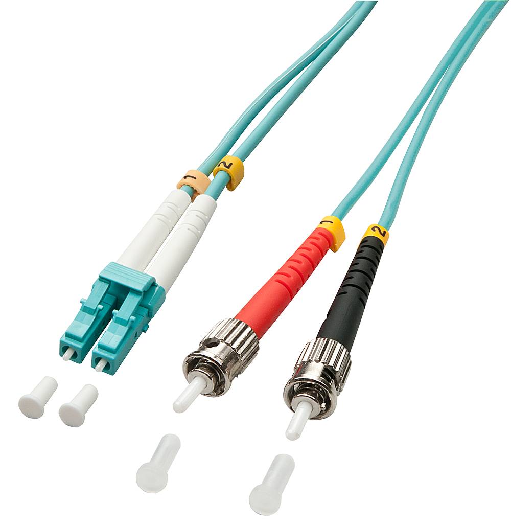 LINDY 46381 Glasfaser LWL Anschlusskabel Multimode OM3 2.00 m