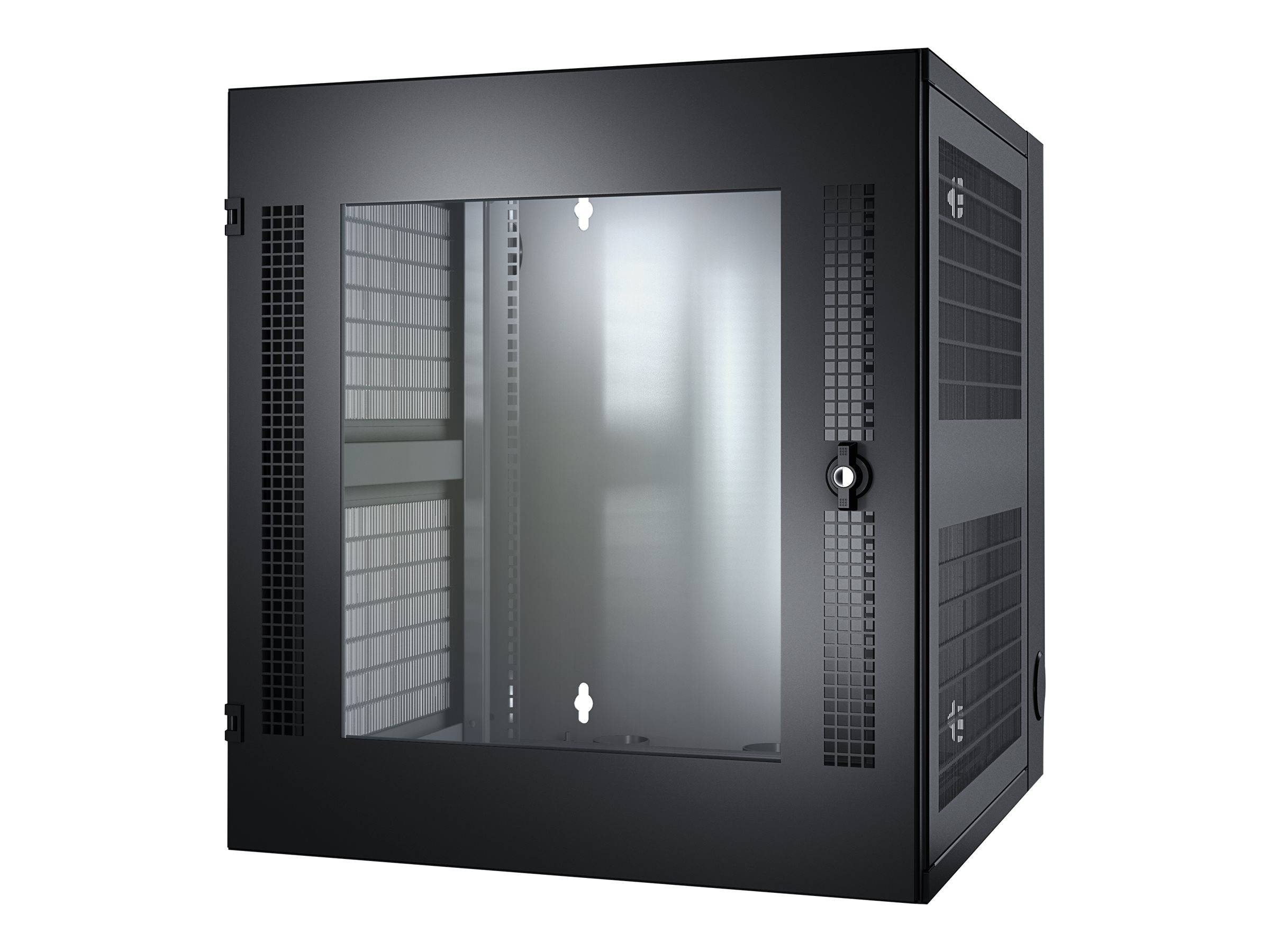 APC NetShelter WX 13HE Front aus Glas 19 Zoll Netzwerkschrank (B x H x T) 58.4 x 65.4 x 61.6 cm 13 HE Schwarz