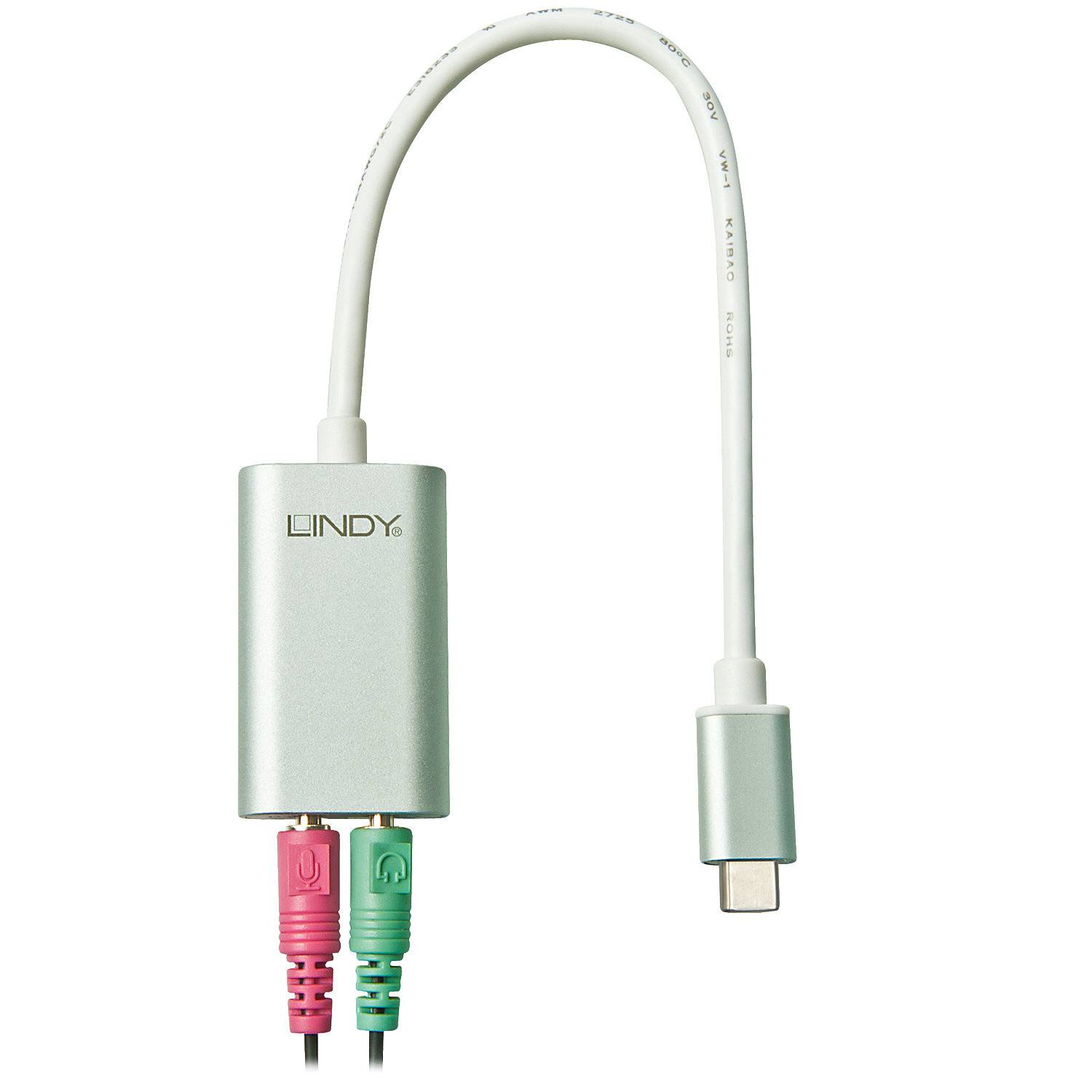 LINDY AV Konverter 42711 [USB-C® - Klinke]