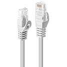 LINDY 48202 RJ45 Netzwerkkabel, Patchkabel CAT 6 U/UTP 1.00 m Weiß 1 St.