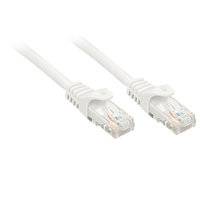 LINDY 48202 RJ45 Netzwerkkabel, Patchkabel CAT 6 U/UTP 1.00 m Weiß 1 St.