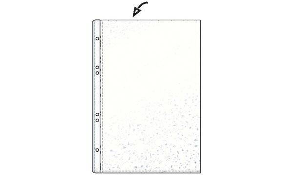 HETZEL Prospekthülle Economic, A6, PP, genarbt, 0,075 mm (59223186)