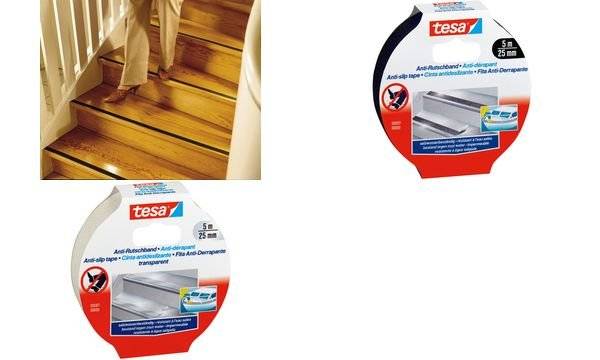 tesa 55587-00000-11 Anti-Rutschband Transparent (L x B) 5 m x 25 mm 1 St.