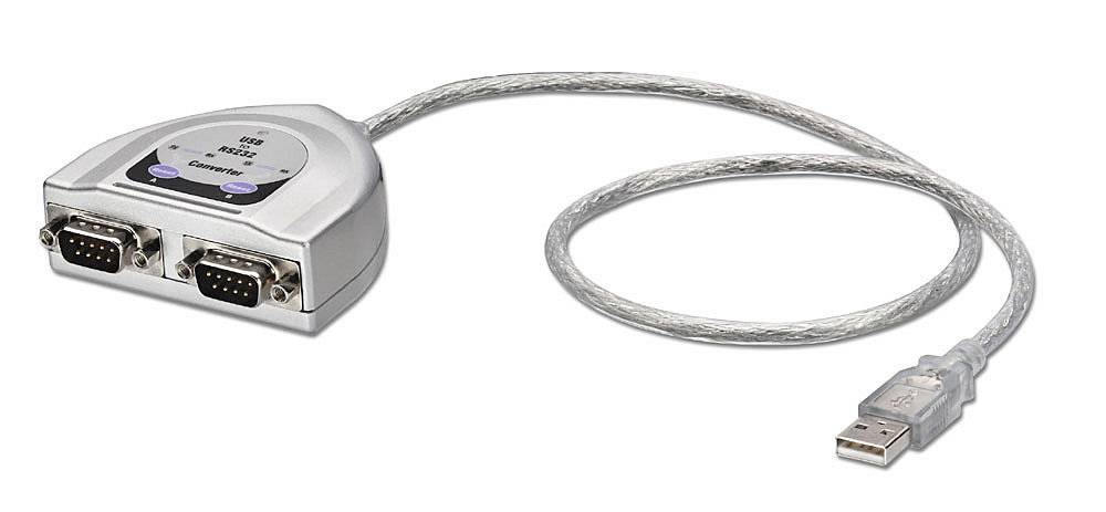 Lindy 42889 USB auf 2 Port Seriell Konverter