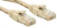 LINDY 45400 RJ45 Netzwerkkabel, Patchkabel CAT 6 U/UTP 0.30 m Grau mit Rastnasenschutz 1 St.