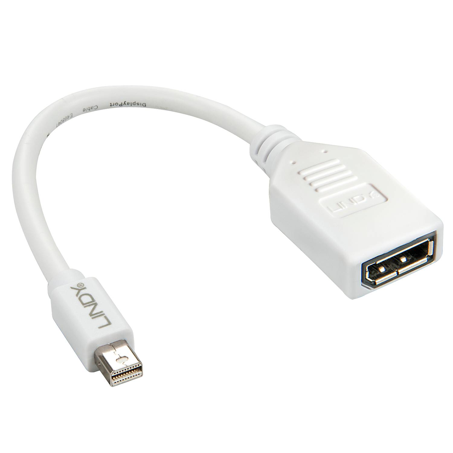 Lindy 41021 Adapterkabel Mini-DP (M)/DP (F) Kupplung, Premium geschirmt