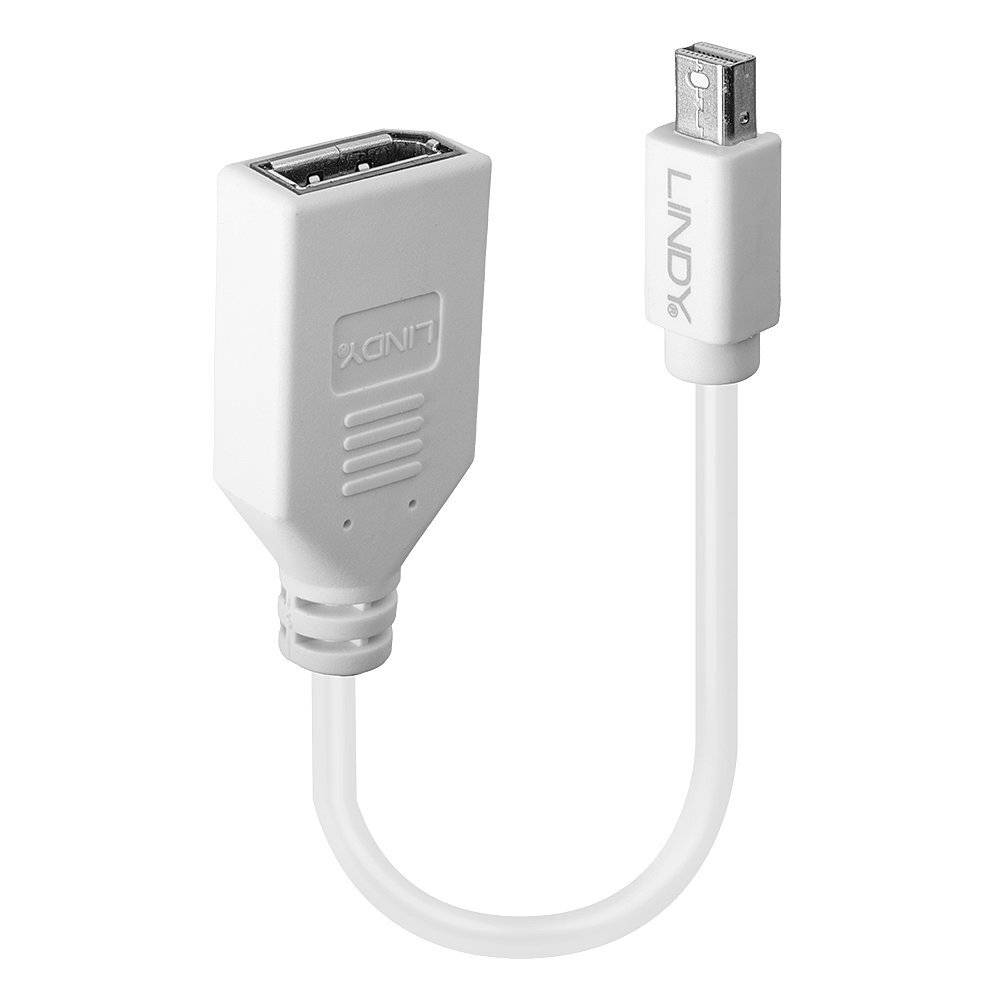 Lindy 41021 Adapterkabel Mini-DP (M)/DP (F) Kupplung, Premium geschirmt