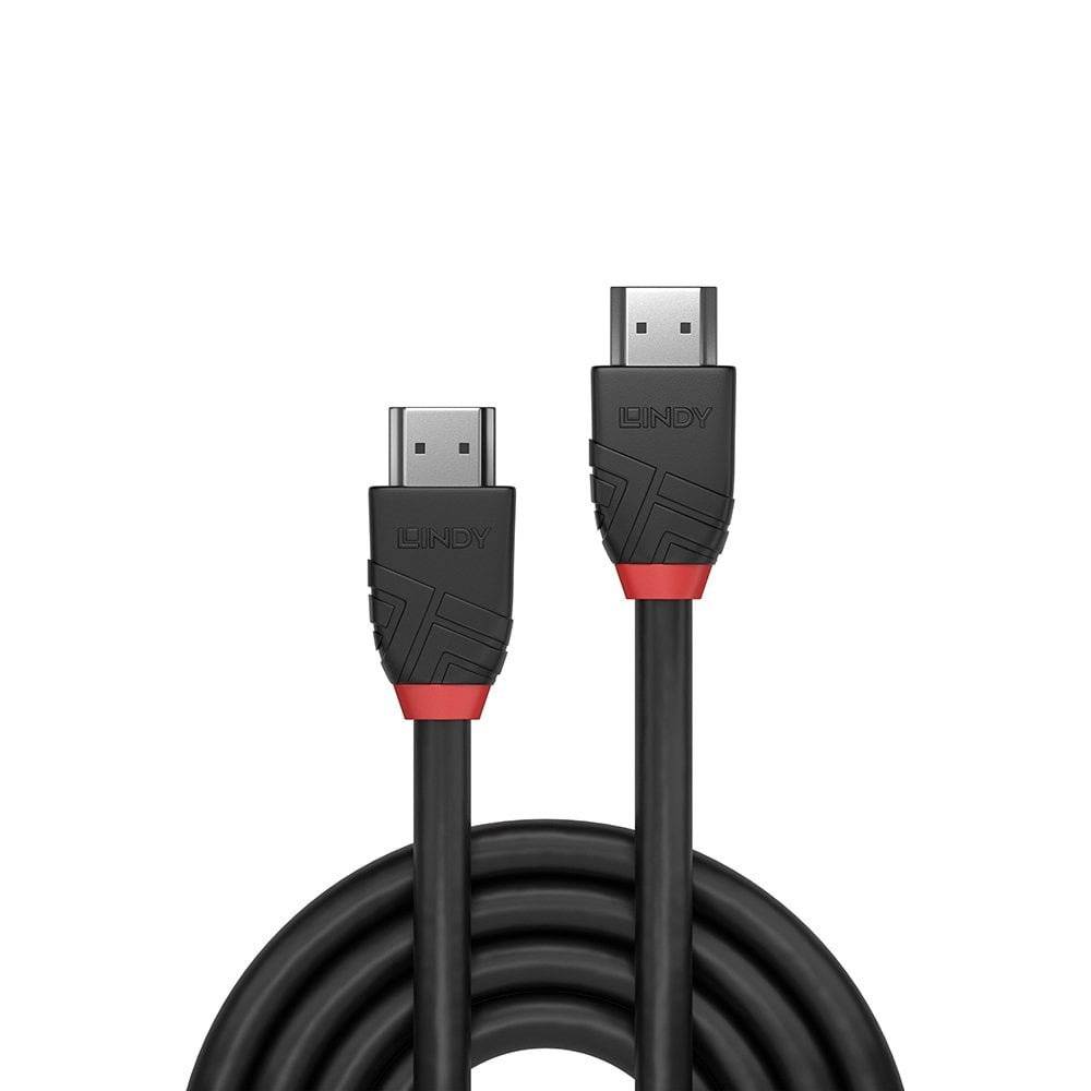 LINDY HDMI Anschlusskabel HDMI-A Stecker, HDMI-A Stecker 5.00 m Schwarz 36474 4K UHD HDMI-Kabel