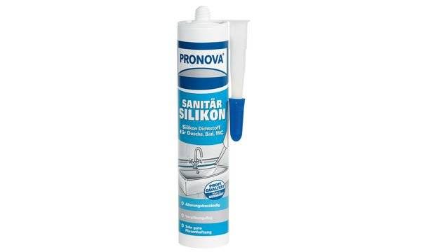 PRONOVA Sanitärsilikon, grau, 300 ml Kartusche