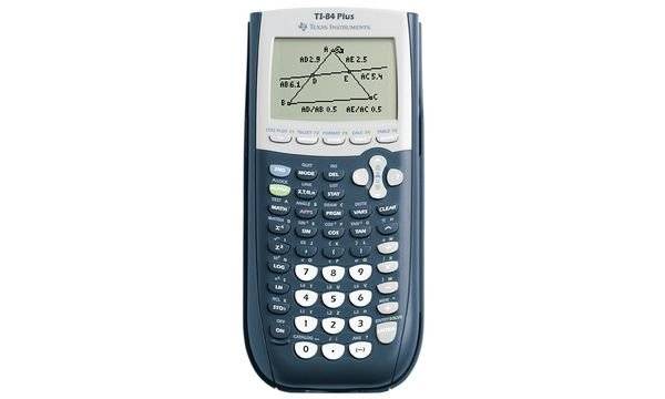 Texas Instruments TI-84 PLUS Grafikrechner Schwarz, Grau batteriebetrieben (B x H x T) 89 x 27 x 192 mm