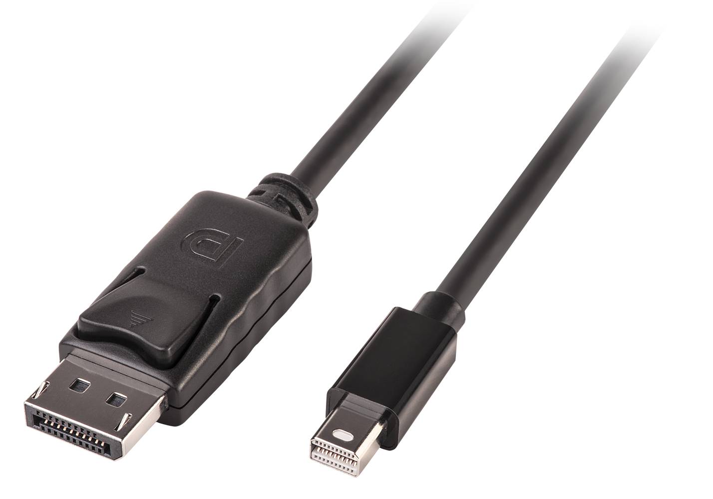 LINDY Mini-DisplayPort / DisplayPort Adapterkabel Mini DisplayPort Stecker, DisplayPort Stecker 3.00 m Schwarz 41647 UL-zertifiziert, doppelt