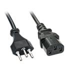 Lindy 30419 5m IEC-Netzkabel, Schweiz