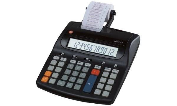 Casio Farbrolle IR-40T Original IR-40T Passend für Geräte des Herstellers: Casio Schwarz, Rot 1 St.
