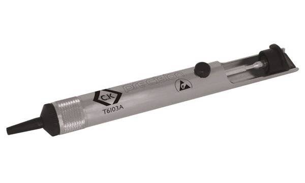 C.K ESD Entlötpumpe, Metallgehäuse, Länge: 210 mm (18002358)